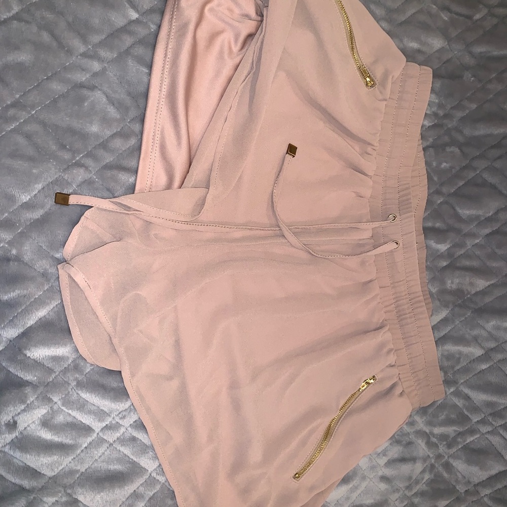 Cream shorts